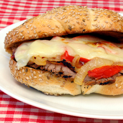 cola steak sandwiches arugula mayo