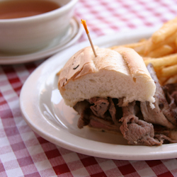 roast beef au jus sandwiches