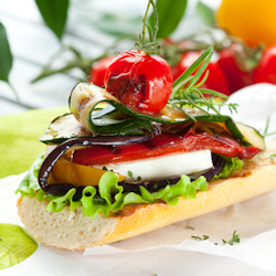 spiced vegetables cheese toast