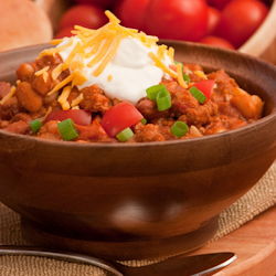 three bean red chili