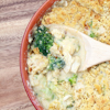 cheesy broccoli chicken rice bake